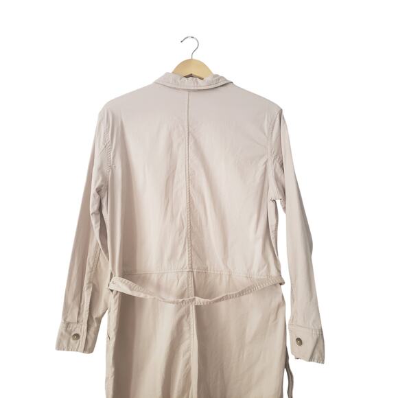 Everlane Modern Utility Jumpsuit In Sandstone Cream Size 8 - Picture 5 of 9